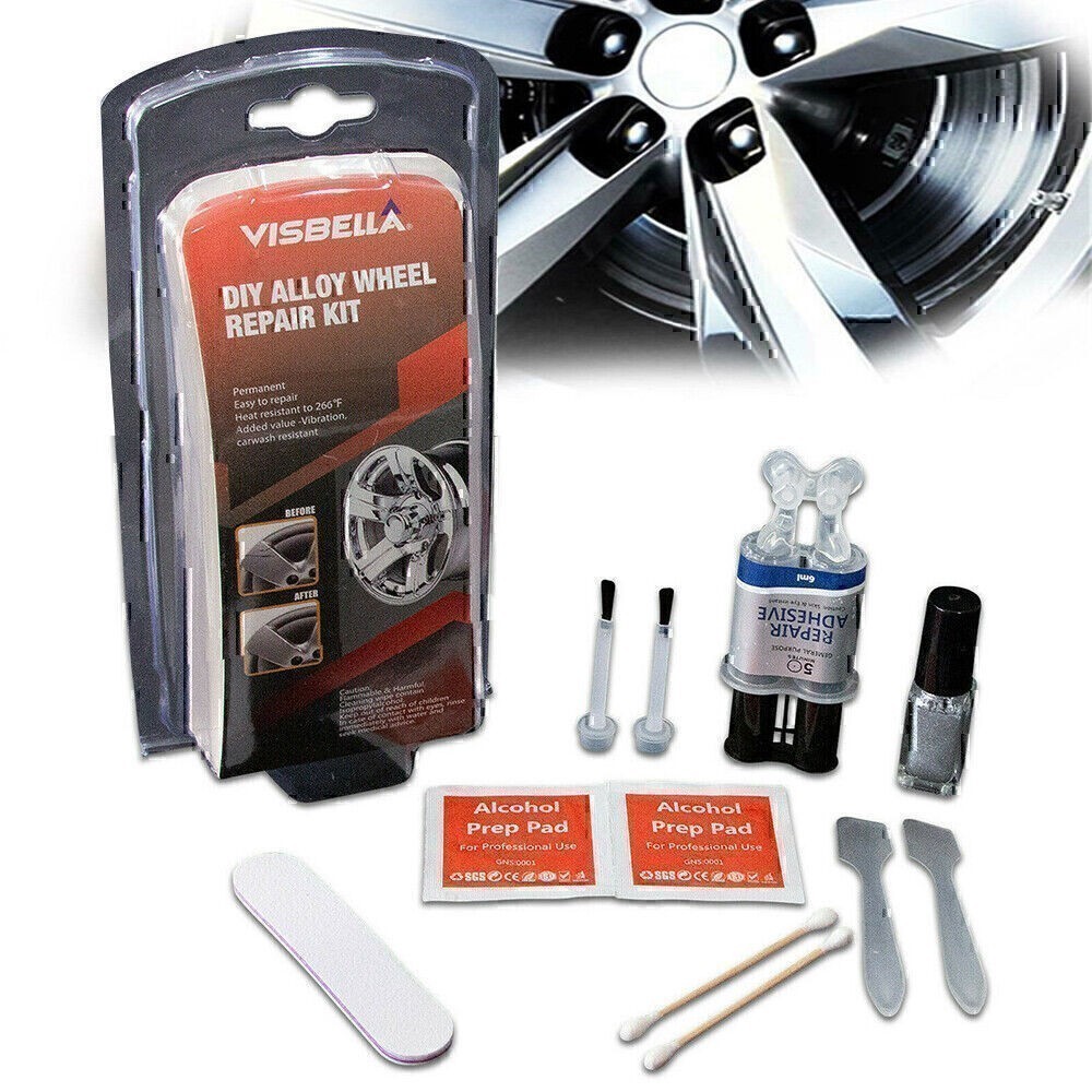 DIY Car Auto Rim Dent Scratch Alloy Wheel Repair Adhesive Kit Rim Surface Bfevlo