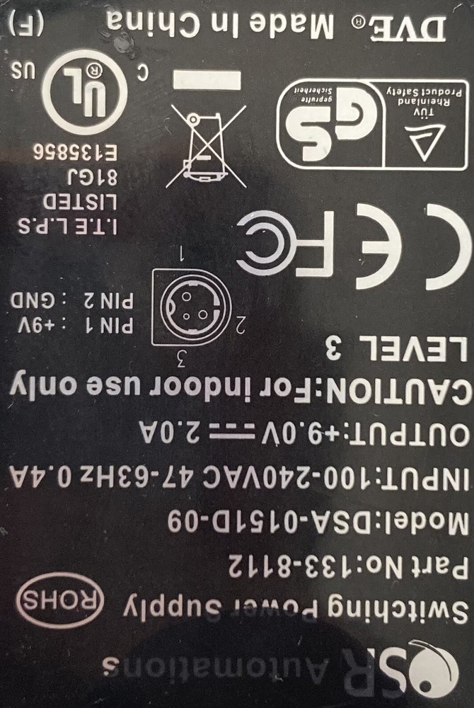 QSR Automations DE-4100 Kitchen Video Controller w/ QSR Power Supply & VGA Cable