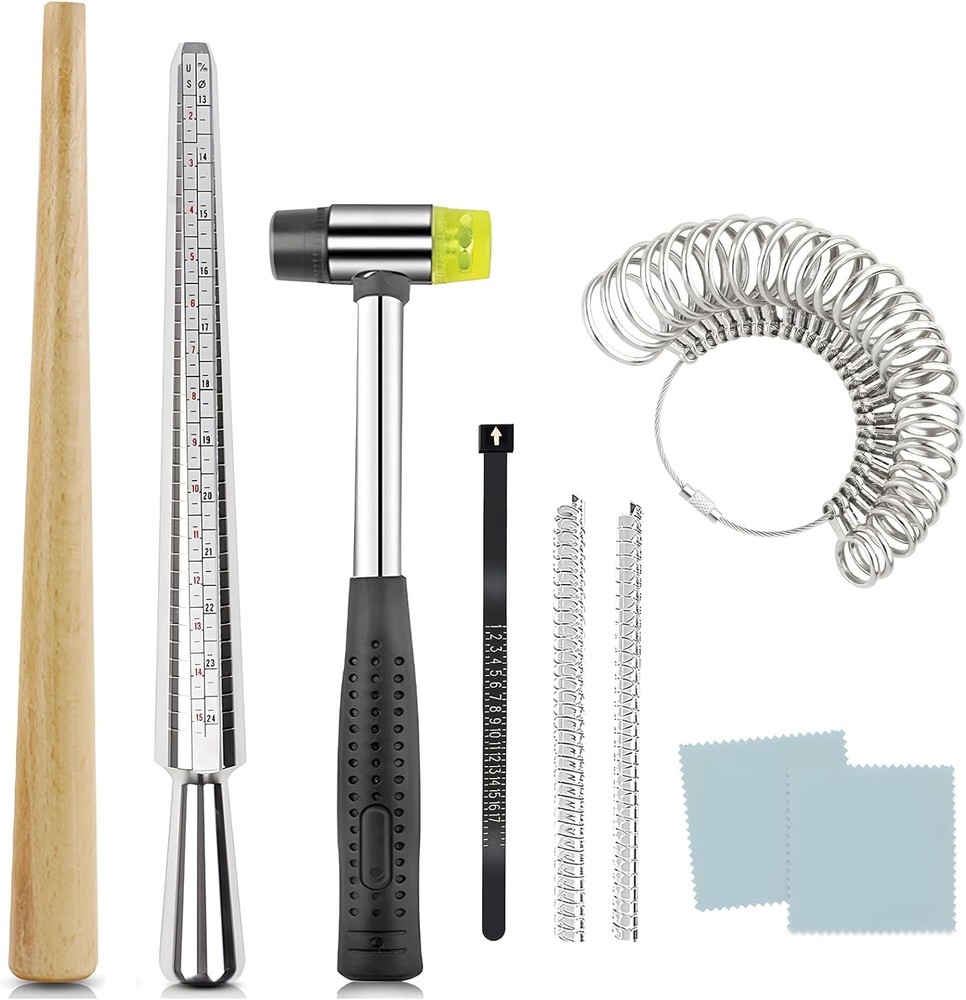 Ring Sizer Mandrel Making Tool Shaper Fix Bent Rings Metal...