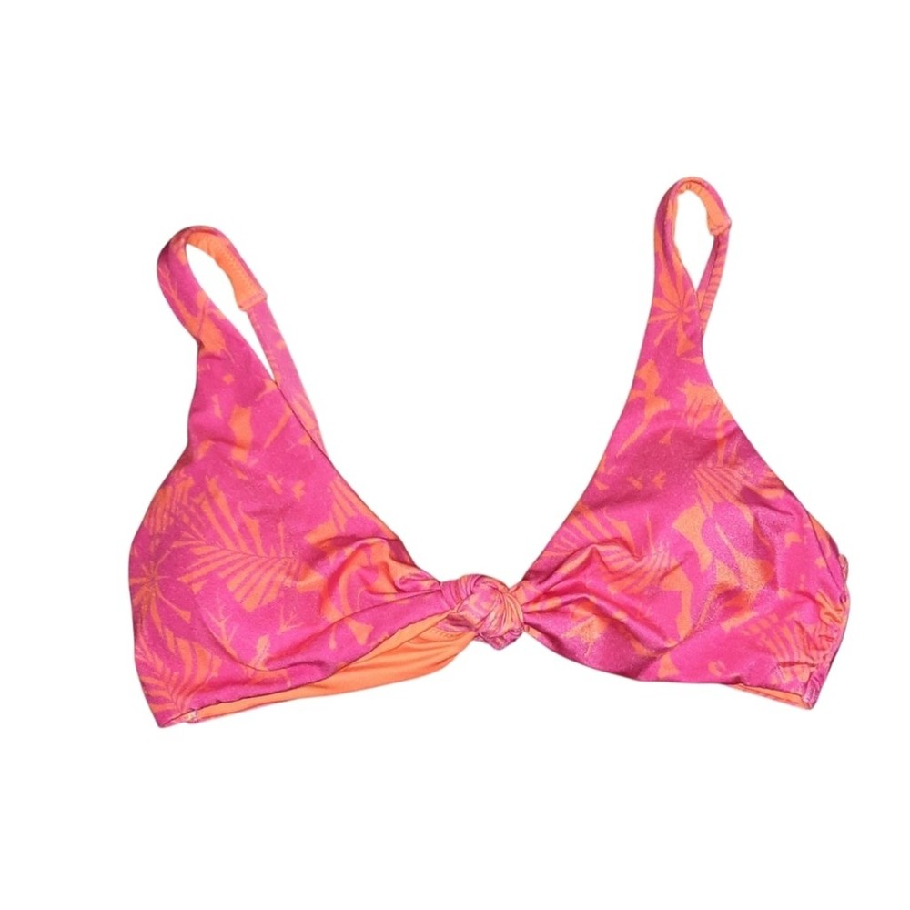 Pink and Orange Bikini Top Size Medium