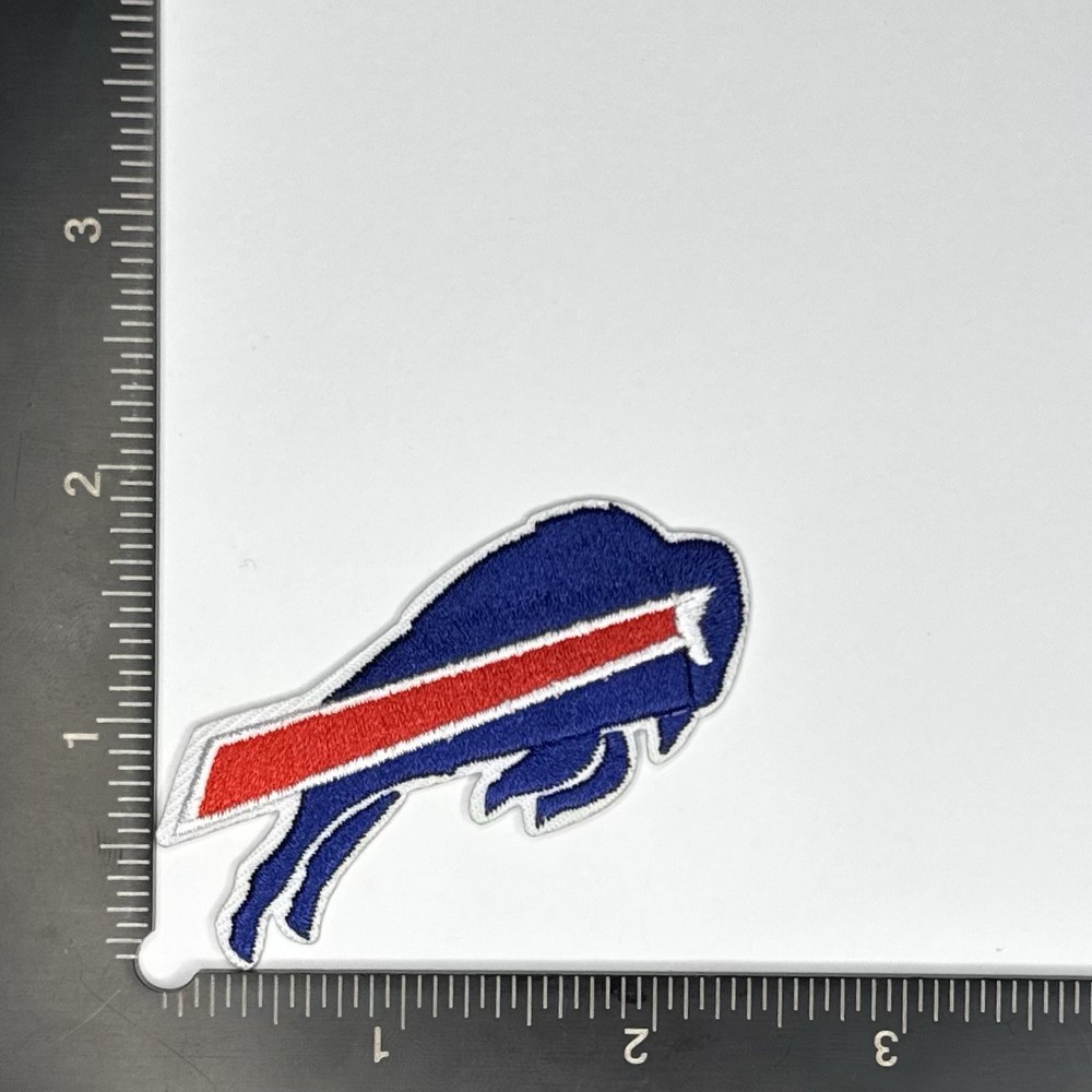 Buffalo Bills Black Iron/Sew On Embroidered Patch