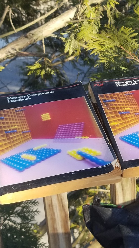 1 OR 2 VINTAGE ELECTRONICS BOOKS 1987 INTEL MEMORY COMPONENTS HANDBOOK