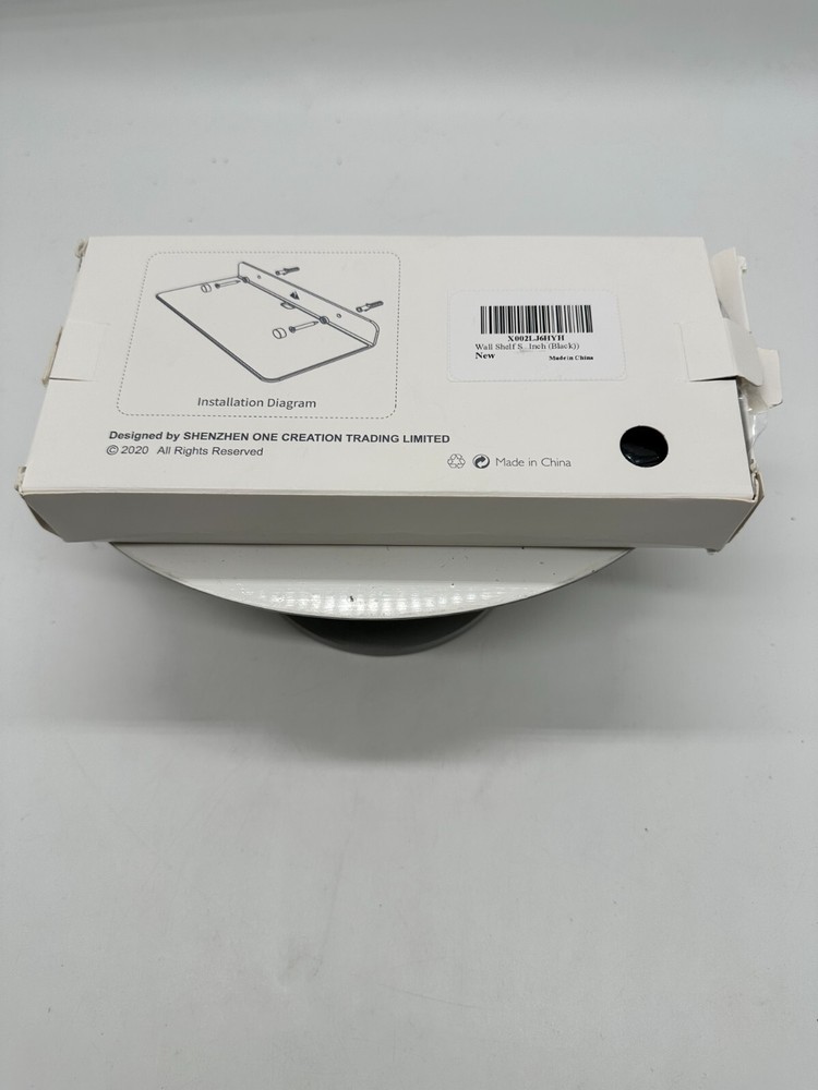 TXESIGN WALL SHELF SPEAKER STAND SMALL 9 INCH BLACK