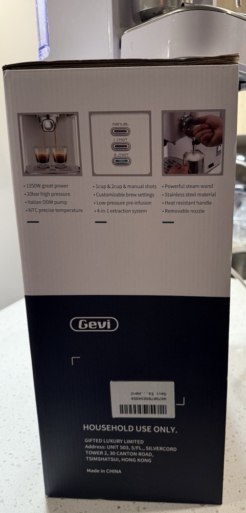 Gevi Espresso machine GECME022-U