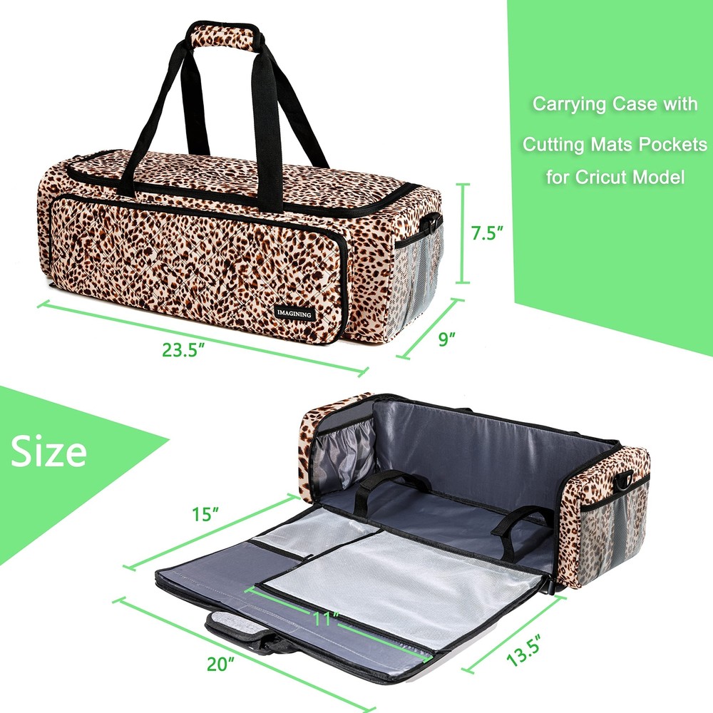IMAGINING Carrying Case Bag Compatible with Cricut Maker, Maker 3, Explore Ai...