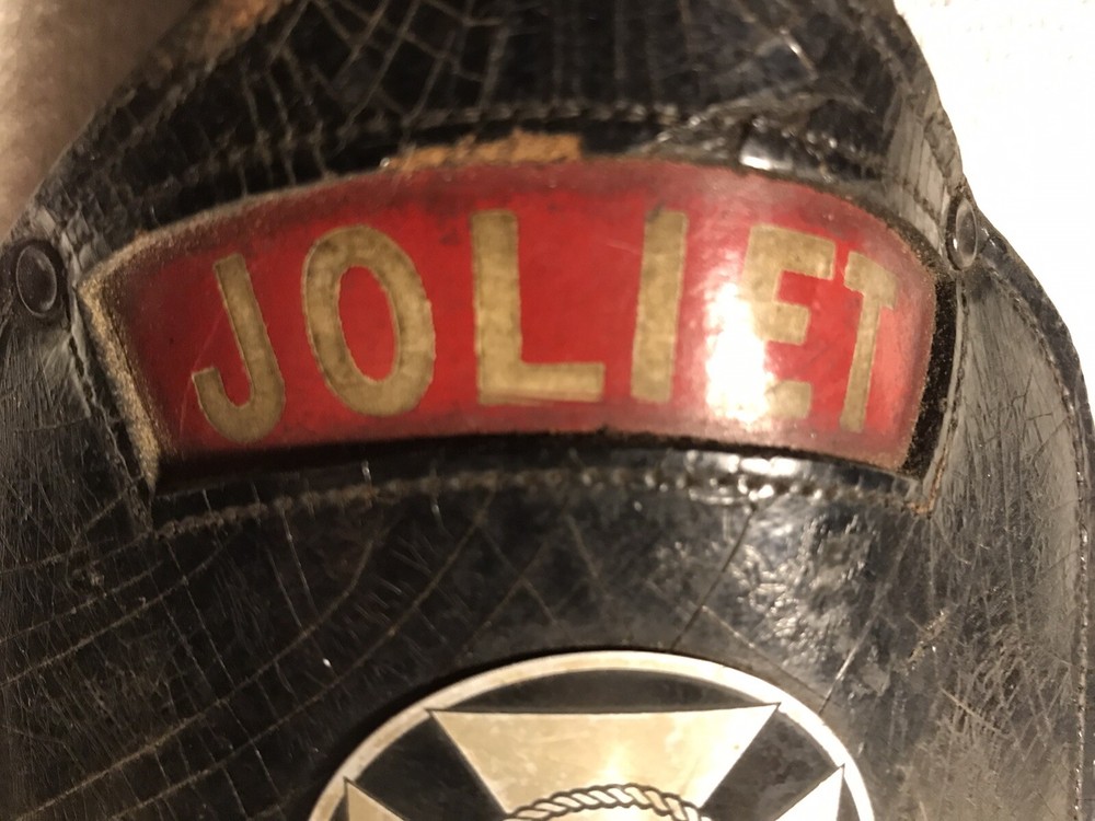 Antique Cairns Leather Fire Helmet Front