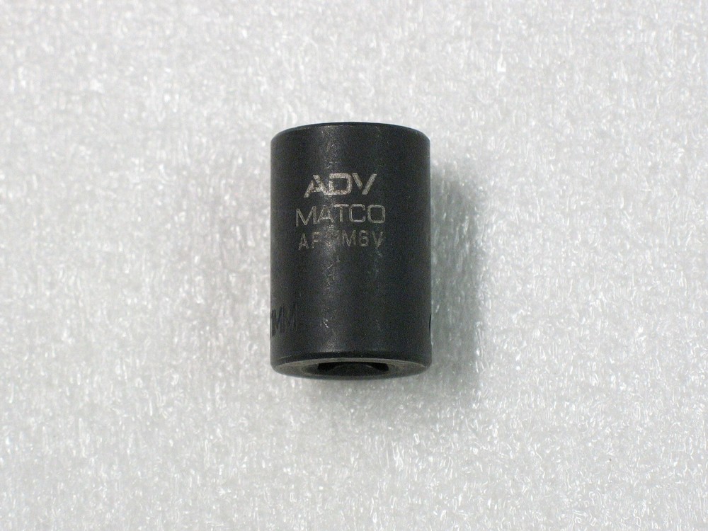 Matco Tools ADV AP11M6V 11MM 1/4" Dr. 6 Pt. Shallow Impact Socket