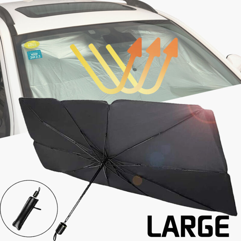 Car Windshield Sun Shade Umbrella Front Window Cover Visor Foldable UV Block