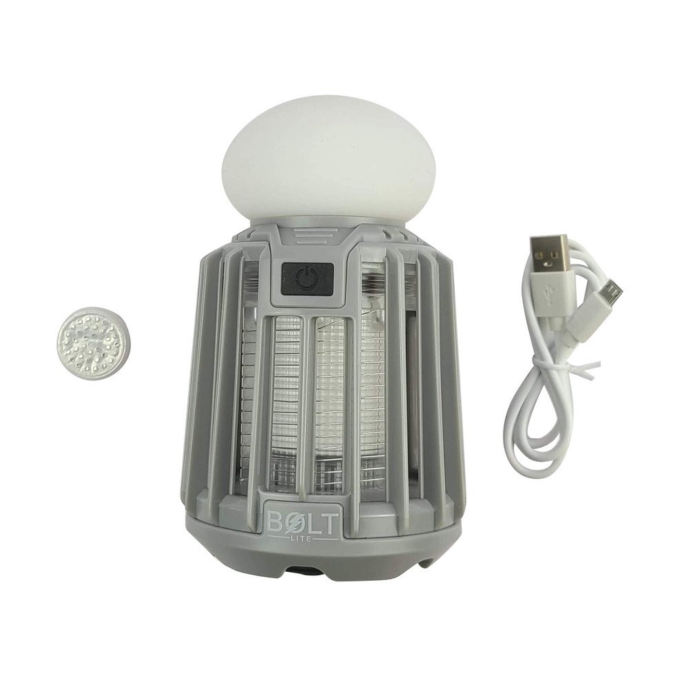 BOLT LITE Camping Lantern + Bug Zapper Mosquito and Fly Killer Rechargeable