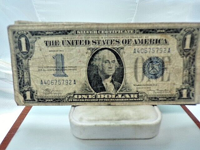 1934  $1 Silver Certificate Funny Back Note Blue Seal Banknote