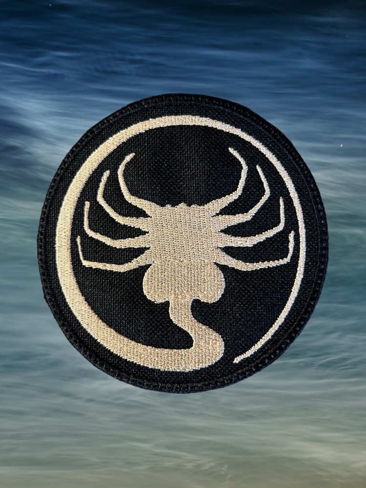 Face Hugger Alien Embroidery Patch 4.04" X 4.04"
