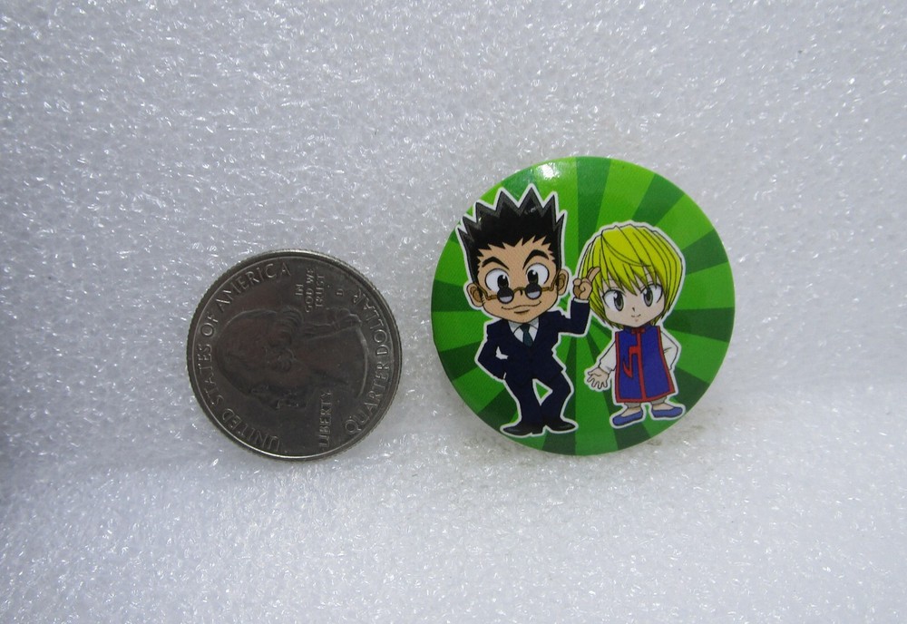 Hunter x Hunter Kurapika And Leorio Button Pin