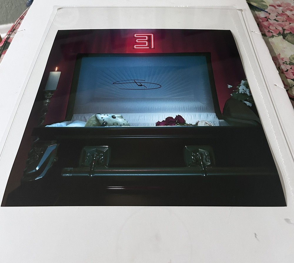 EMINEM Signed The Death of Slim Shady TDOSS  14x14 Lithograph In Hand