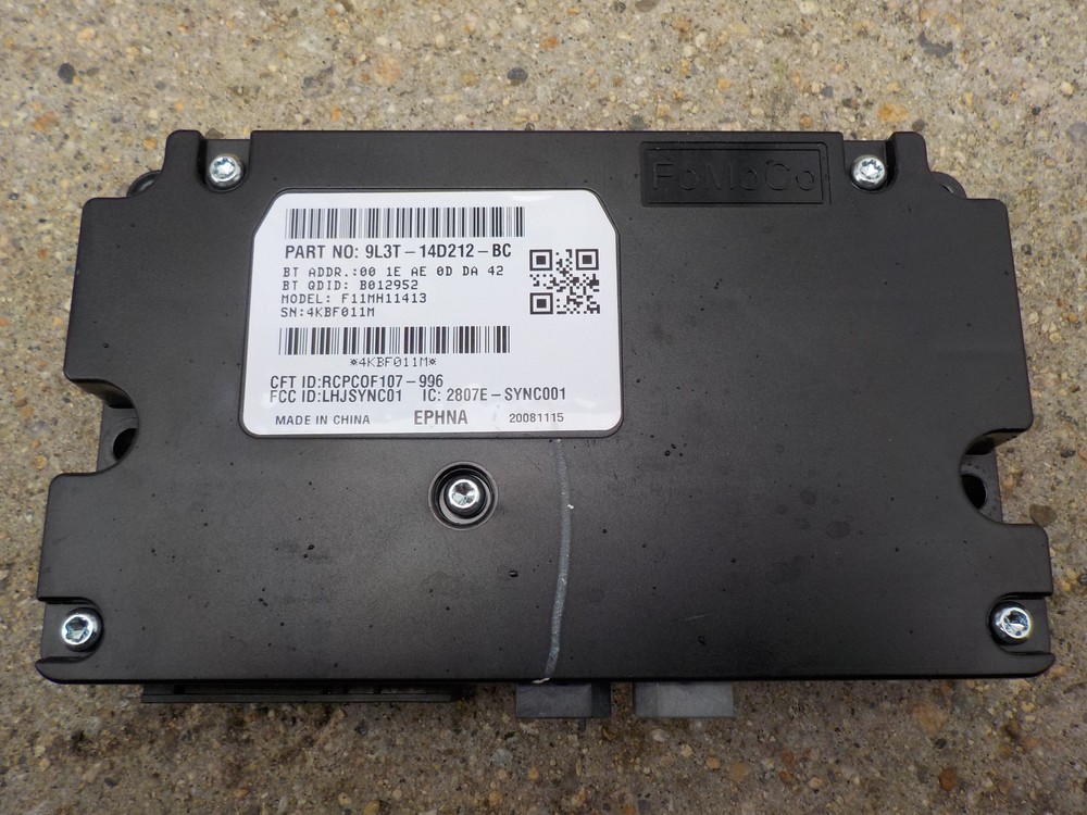 2009 2010 2011 2012 FORD FUSION COMMUNICATION CELL PHONE SYNC MODULE OEM
