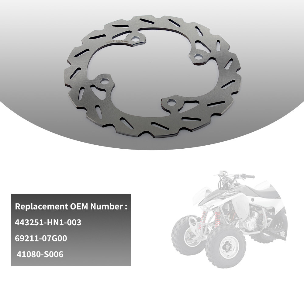 Rear Brake Disc Rotor for Suzuki LTZ400 LTZ 400 QUADSPORT 2002-2014 04 05 06 07