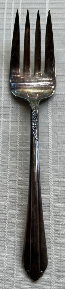 International Silverplate Starlight / Claridge Meat Serving Fork