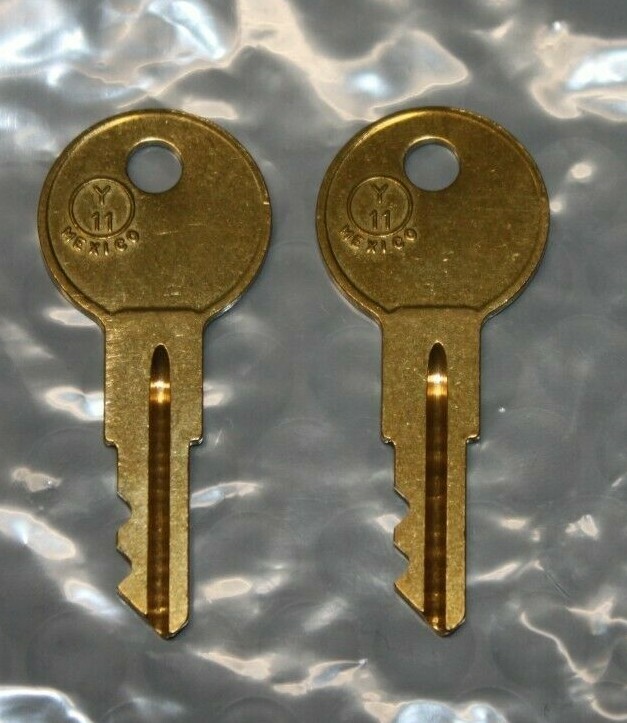 001-250 2-Keys Craftsman tool boxes cut to your code 001-250 replacement key