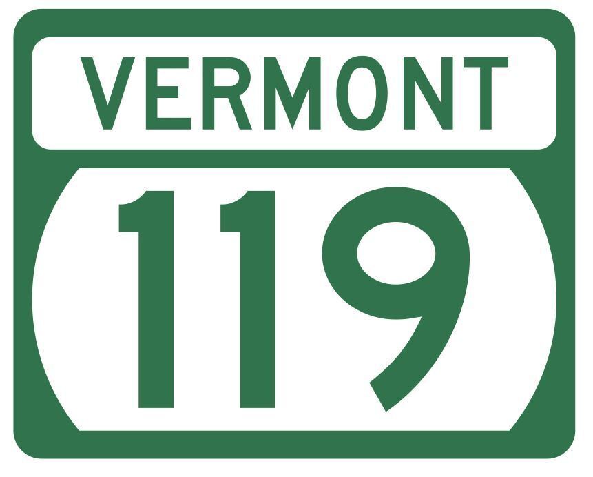 Vermont State Highway 119 Sticker Decal