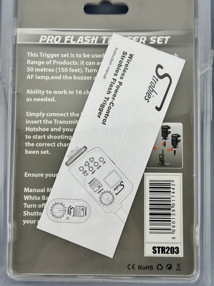 Interfit STR203 Pro Flash Strobies ProFlash Transmitter/Receiver Trigger