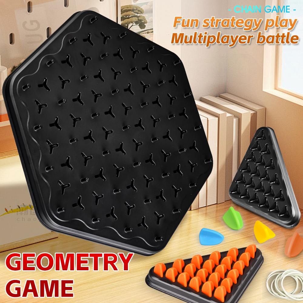 Chain Triangle Chess Educational Desktop Game for Parent-Child Interaction