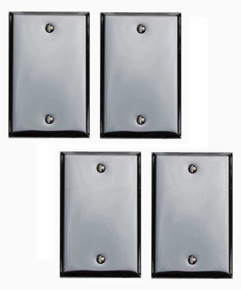 4 Switchplate Chrome Single Blank | Renovator's Supply