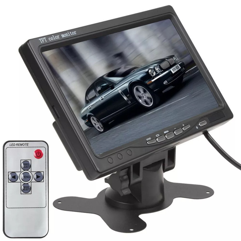 4PIN Reversing Camera 7" 2-Way Display for Trucks RVs