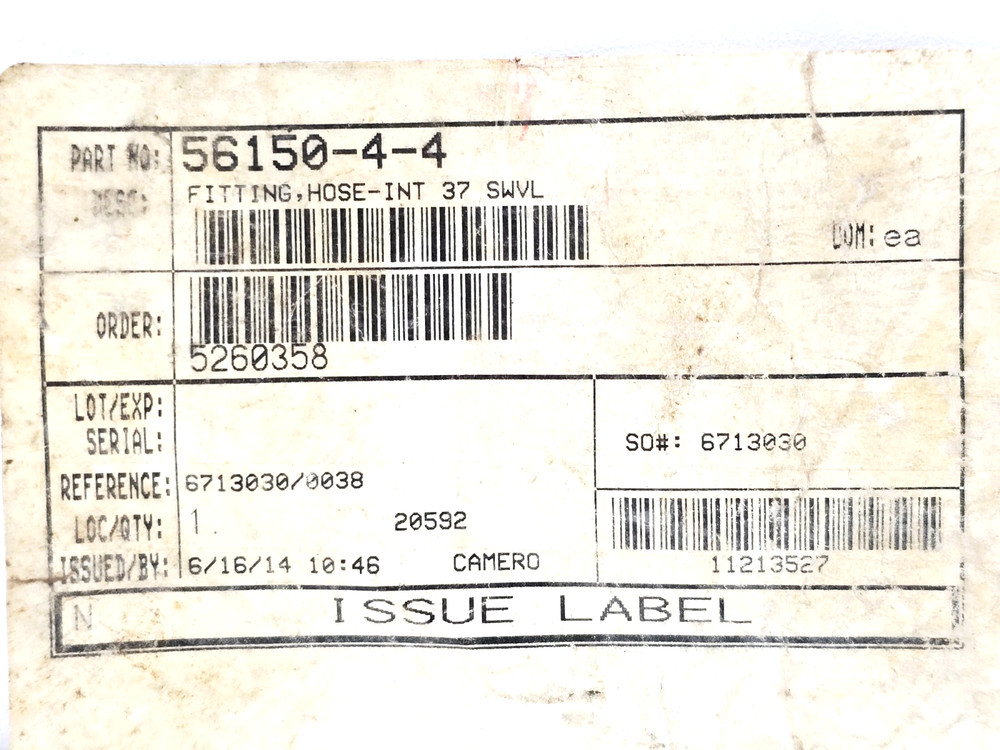 56150-4-4 NOV HOSE FITTING