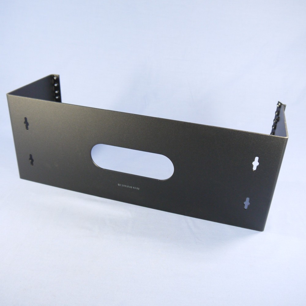 Leviton Hinged Wall-Mount Patch Panel Bracket 4-Position 7"x6"x19" 4U 49251-W64