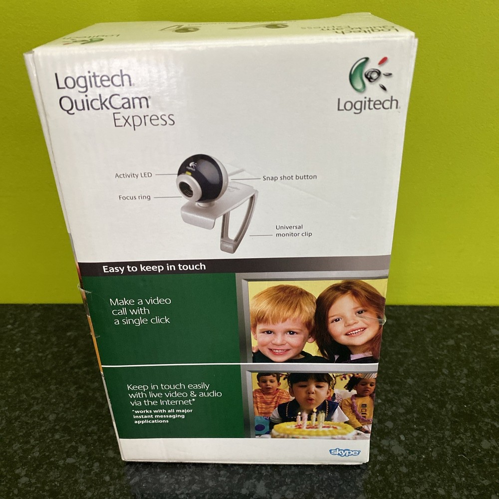 Logitech Quick Cam Web Camera Express (2008) NIB