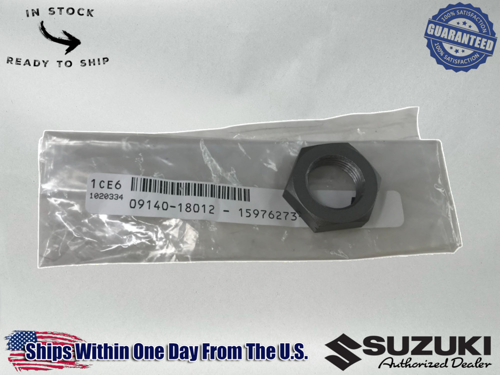 suzuki Genuine OEM Authentic 09140-18012 NUT