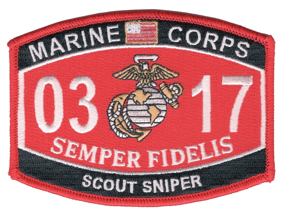 0317 Scout Sniper MOS Patch