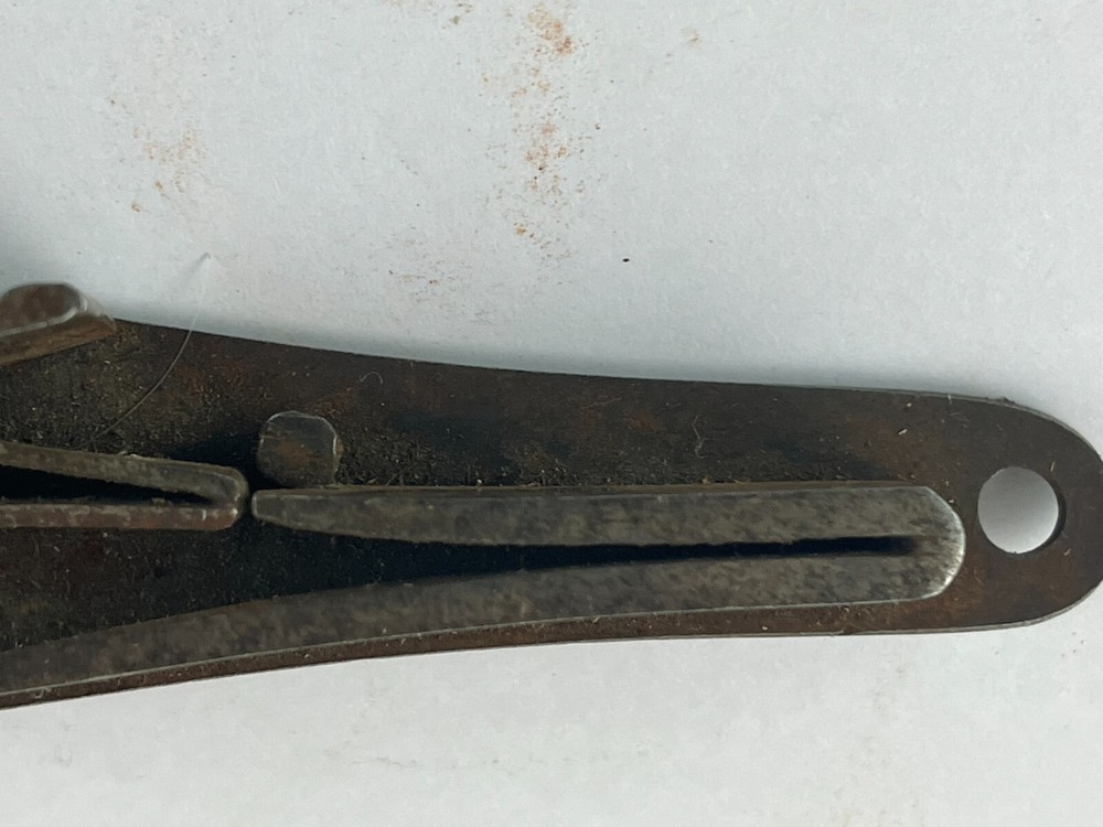 Vtg Side Lock Assembly Main Spring Action Percussion rifle Etched E James & CO