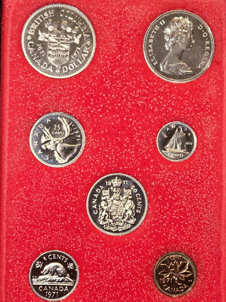1971 Canada Double Dollar Coin Set