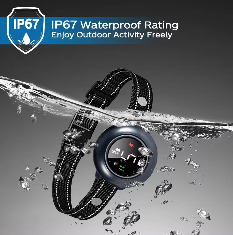 TQT 2-in-1 Dog Shock Collar and Dog Bark Collar with 3300FT Remote