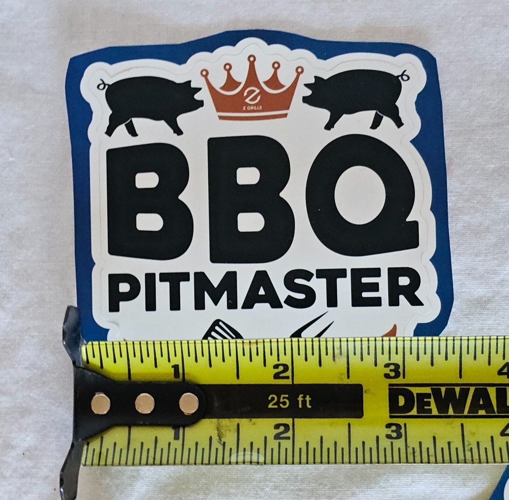 BBQ Theme Stickers from Z Grills 8 Different and Different Sizes