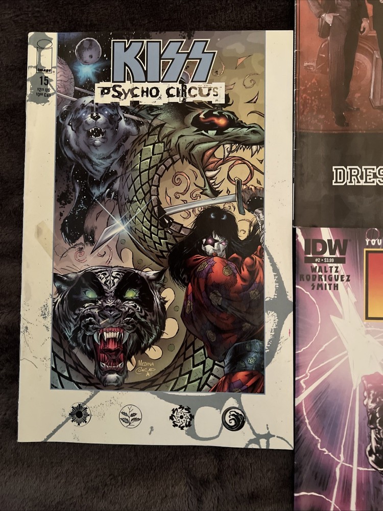 Kiss Comic Books Memorabilia Lot