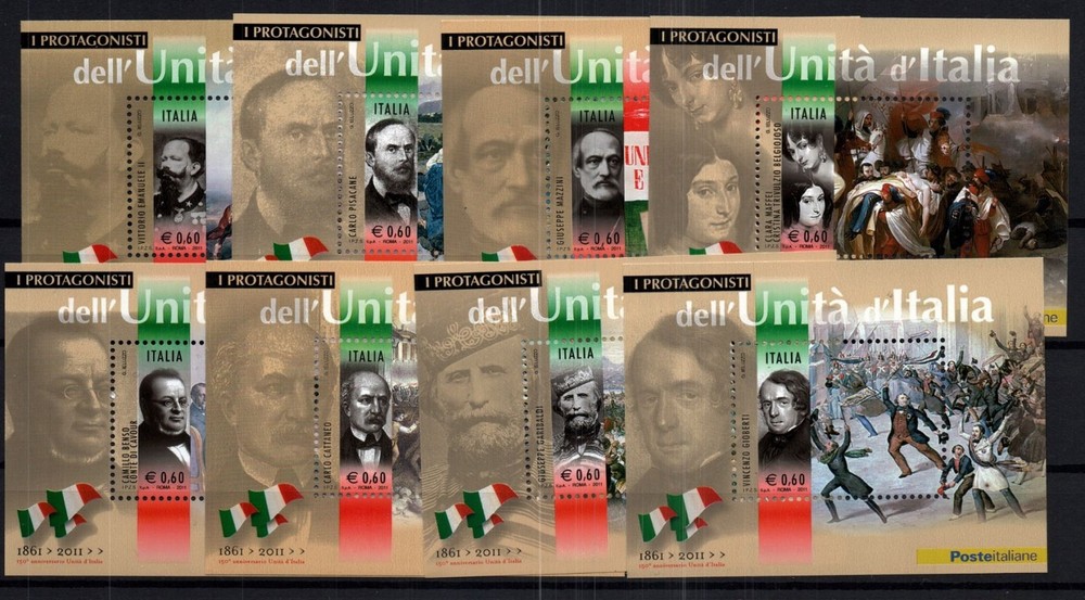 Italy Block 55 - 62 MNH