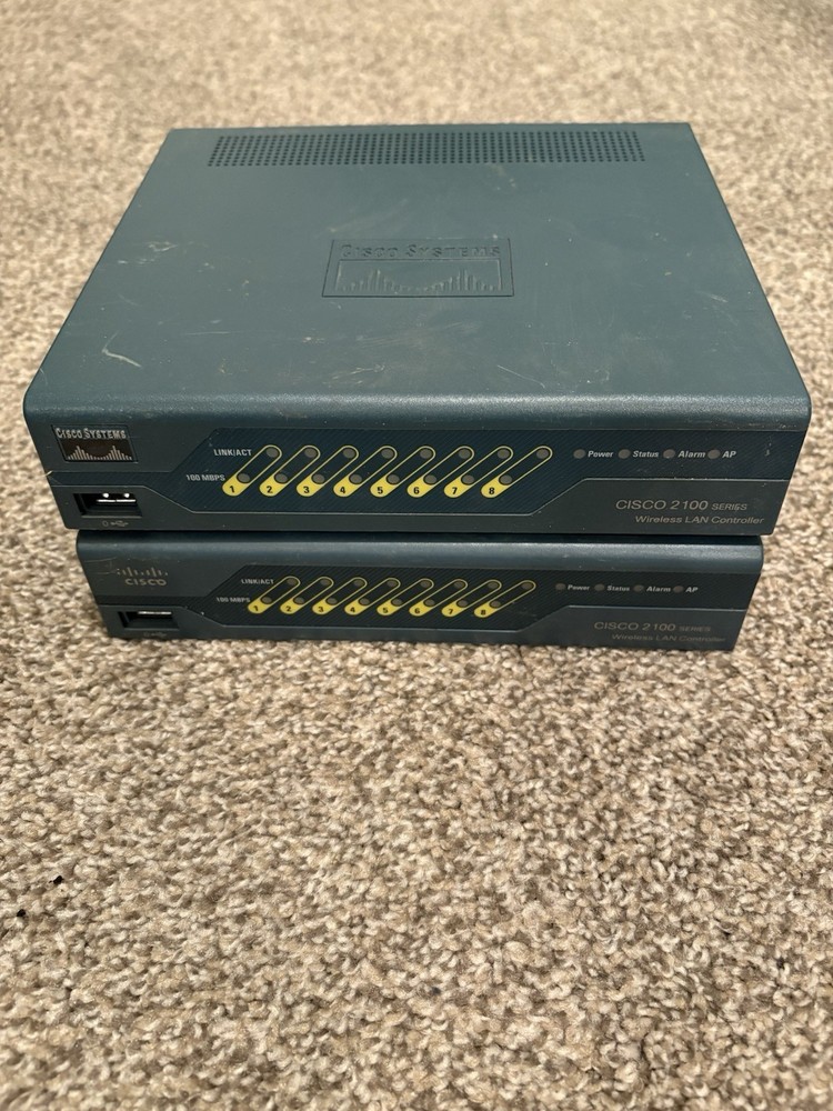 Cisco 2100 Series Wireless LAN Controller WLC – Lot of 2 – Untested