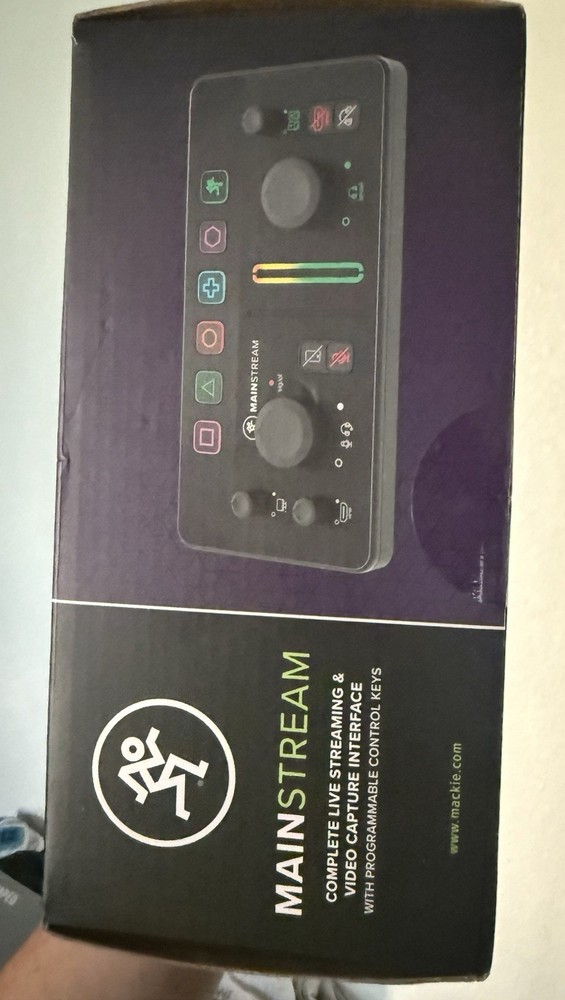 Mackie Mainstream Video Streaming Interface Stream Video Capture Controls