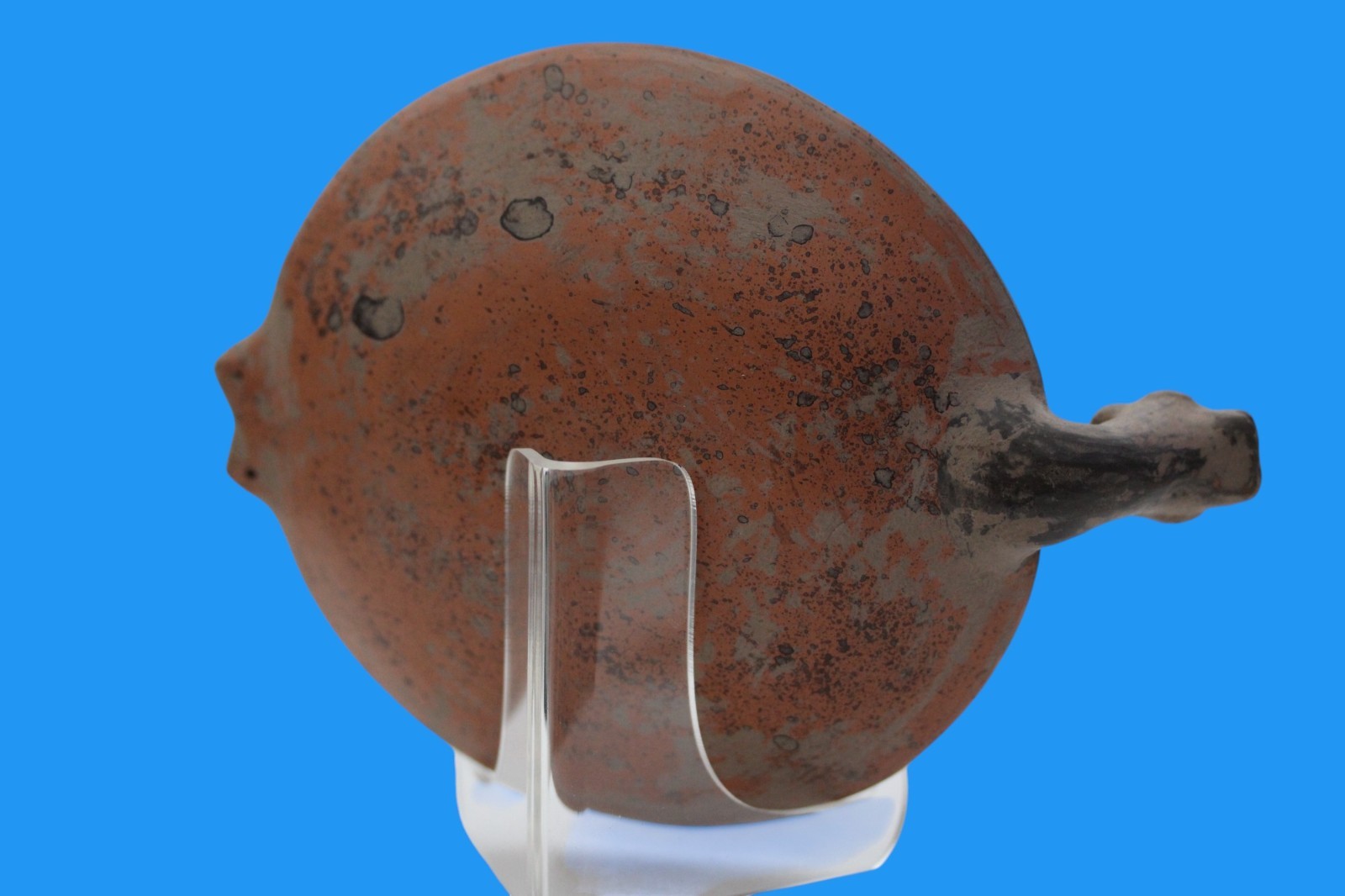 Museum Replica of a Pre Columbian Inca Artifact Small Plate From Peru 030