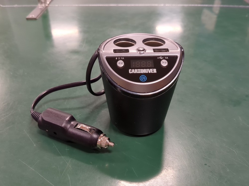 USED Car and Driver (CAD-4057) Cup Holder/Bluetooth FM Transmitter/Car Charger