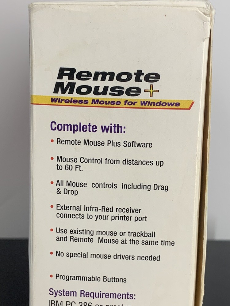 ADS Technologies Wireless Remote Mouse For Windows- Missing Software- New