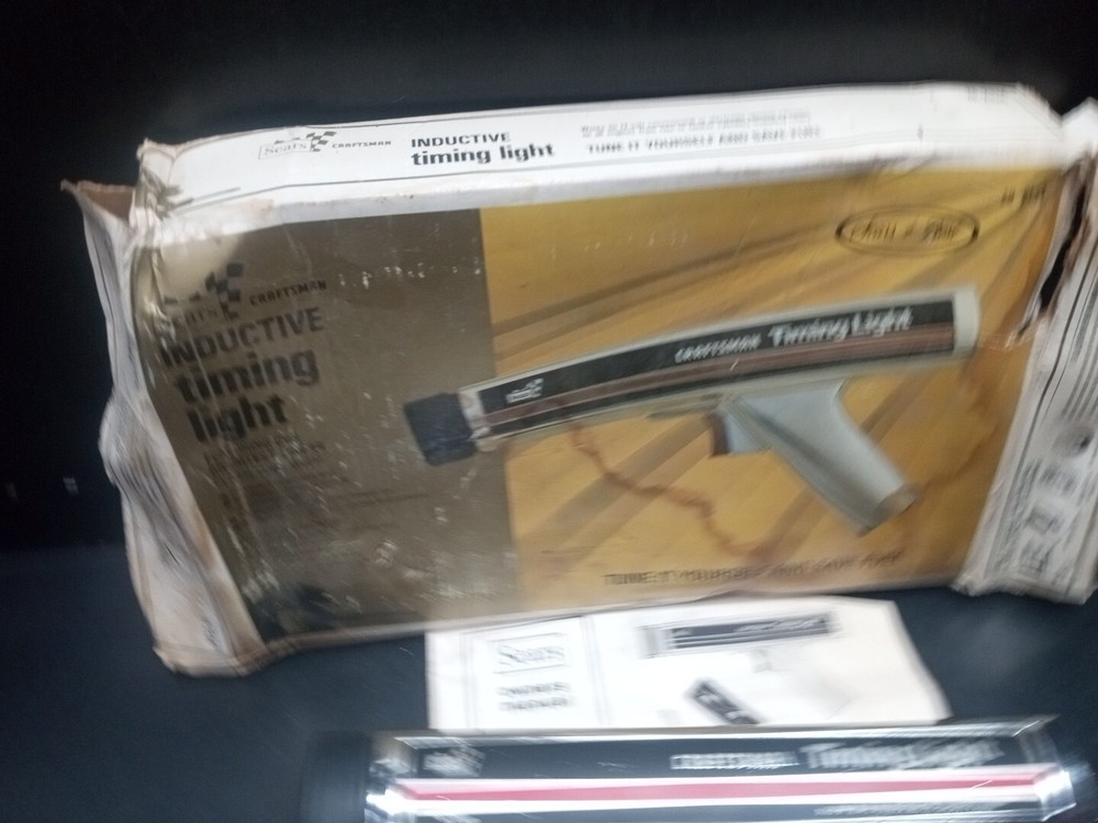 Vintage Sears Craftsman Inductive Engine Timing Light 28-2134 Tested