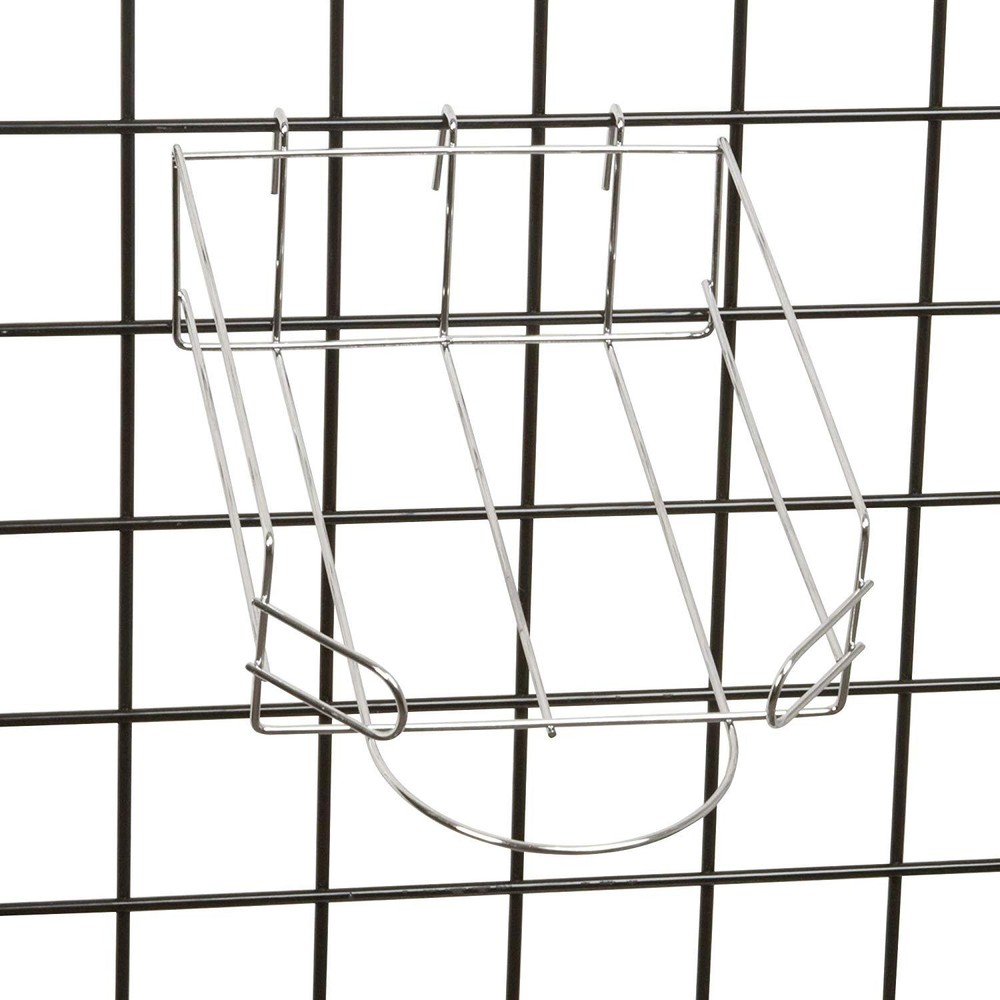 Only Hangers Chrome Grid Cap Merchandiser- 6 pk