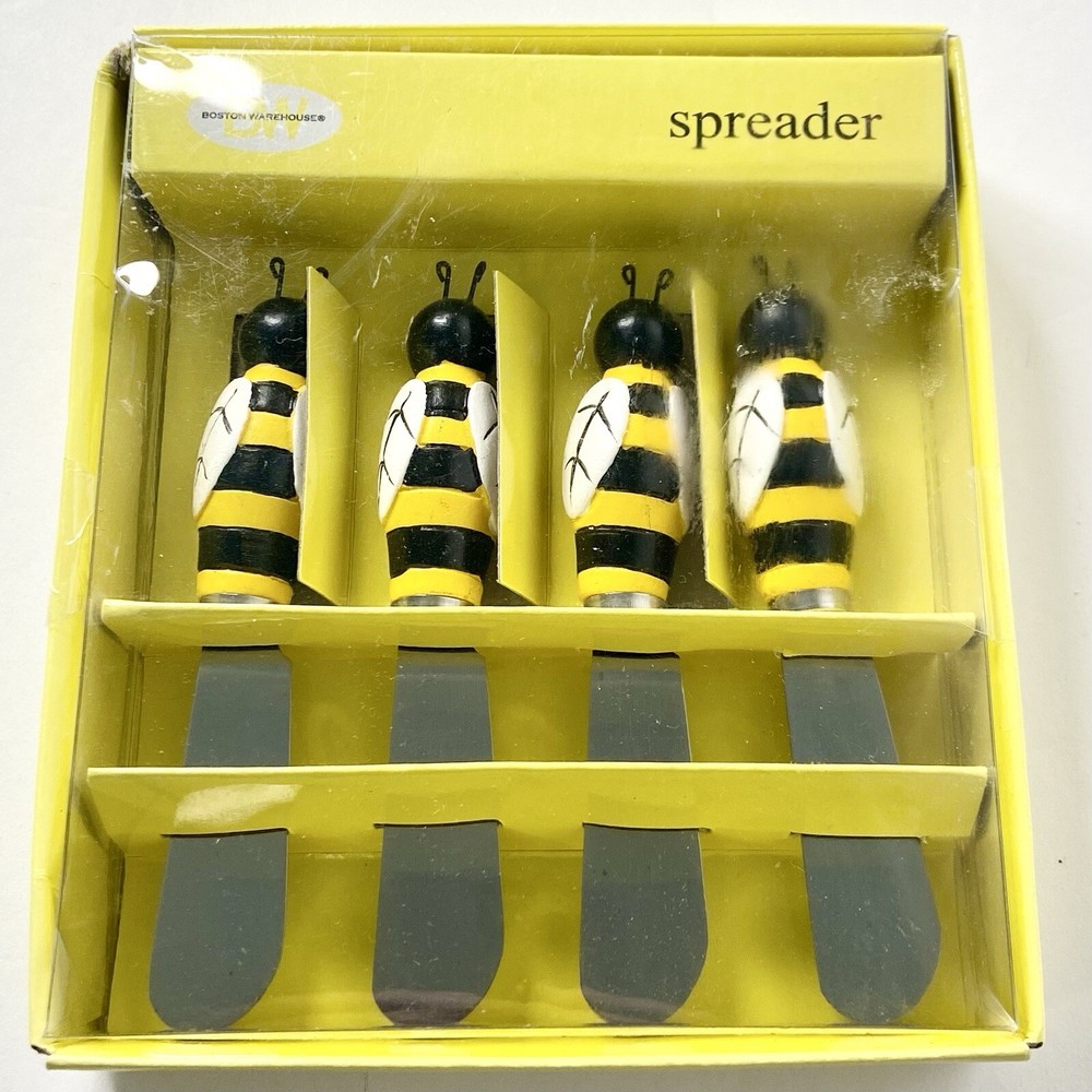 Bumble Bee Cheese Spreaders Set/4 • Boston Warehouse