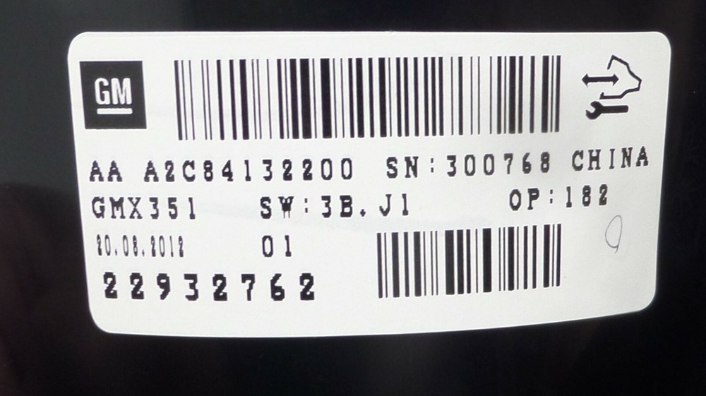 2013 Chevrolet Malibu OEM Instrument Panel Cluster Programming Required 22932762