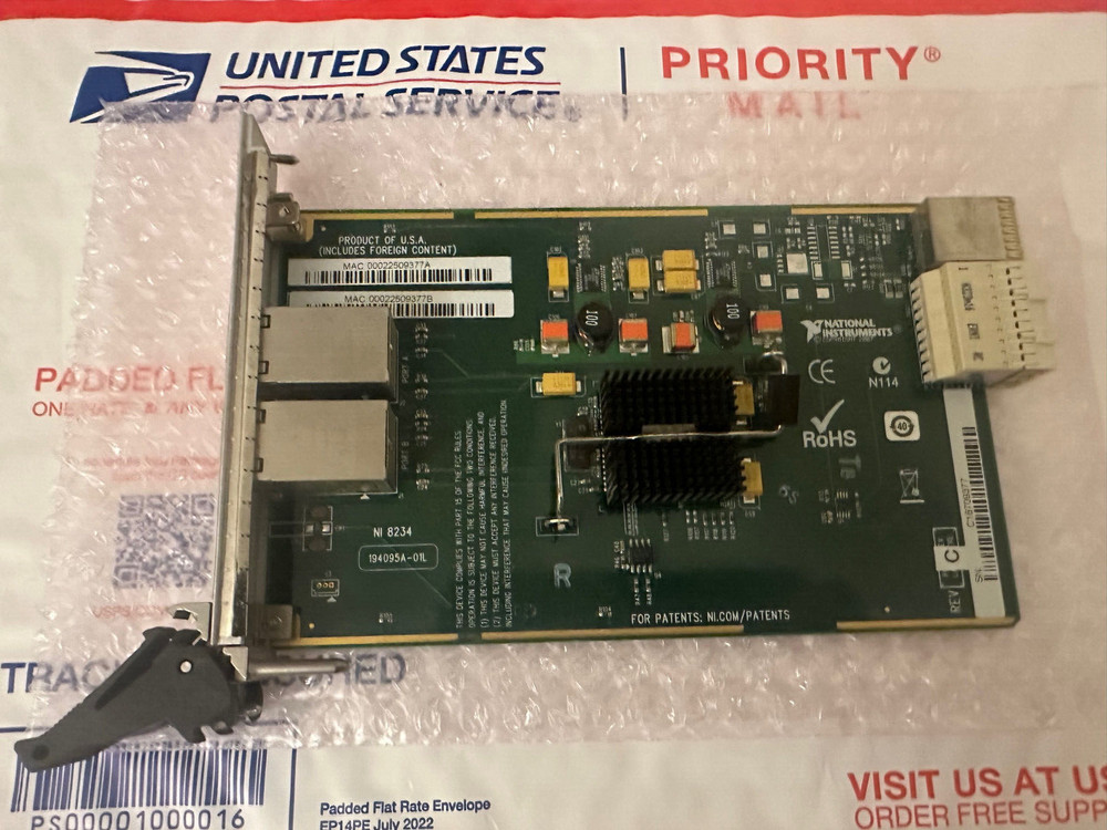 National Instruments NI 8234 Dual Gigabit Ethernet Interface Device
