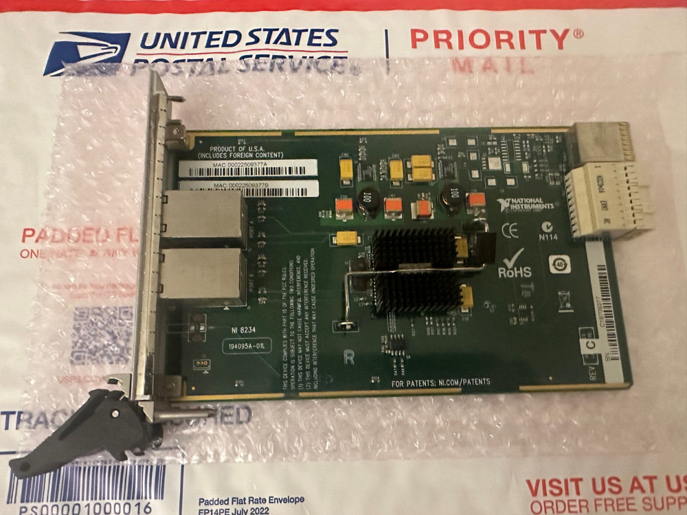 National Instruments NI 8234 Dual Gigabit Ethernet Interface Device