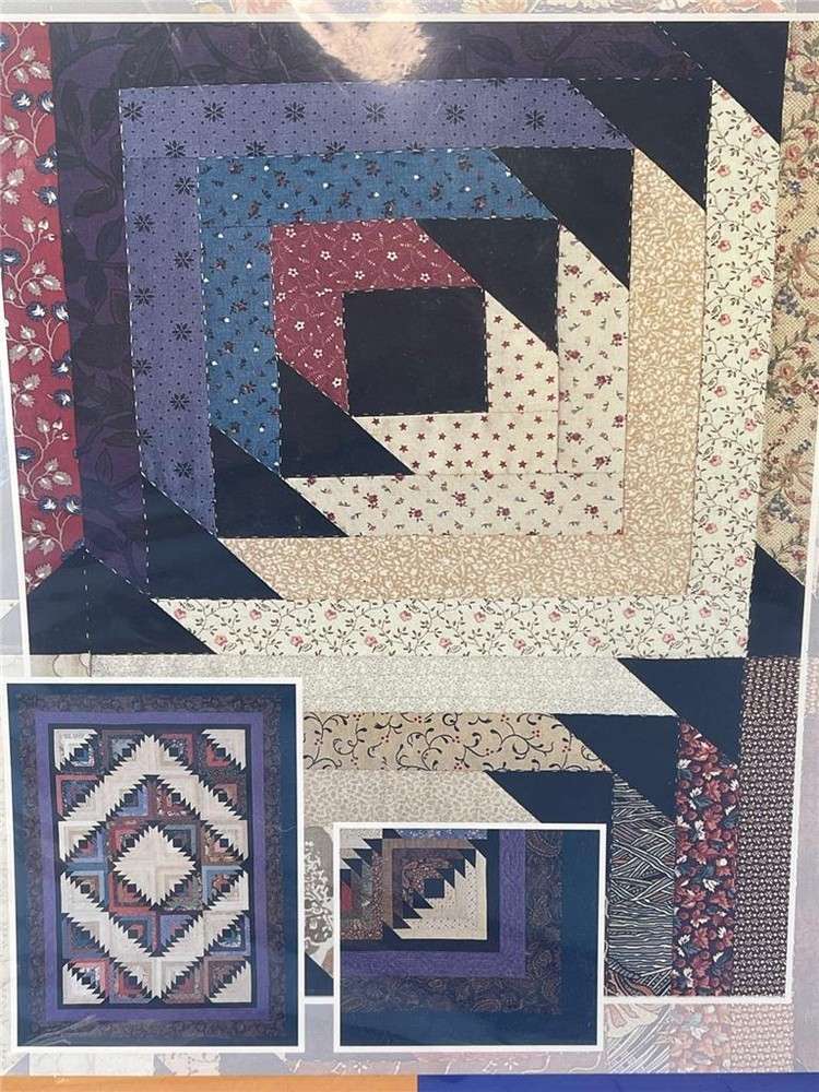 FISKARS FOUNDATIONS Quilt Stencil Set - LOG CABIN WITH STEPS - NEW