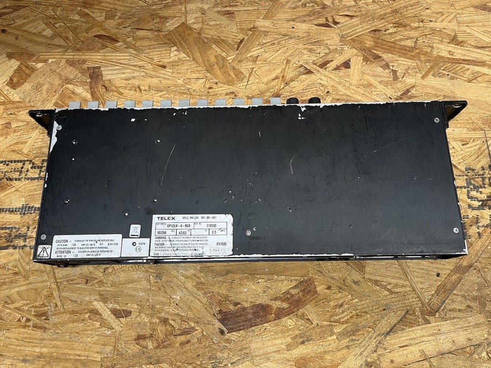 UNTESTED TELEX RTS KP12LK-4 BLACK 12 Position Lever Key Panel Intercom